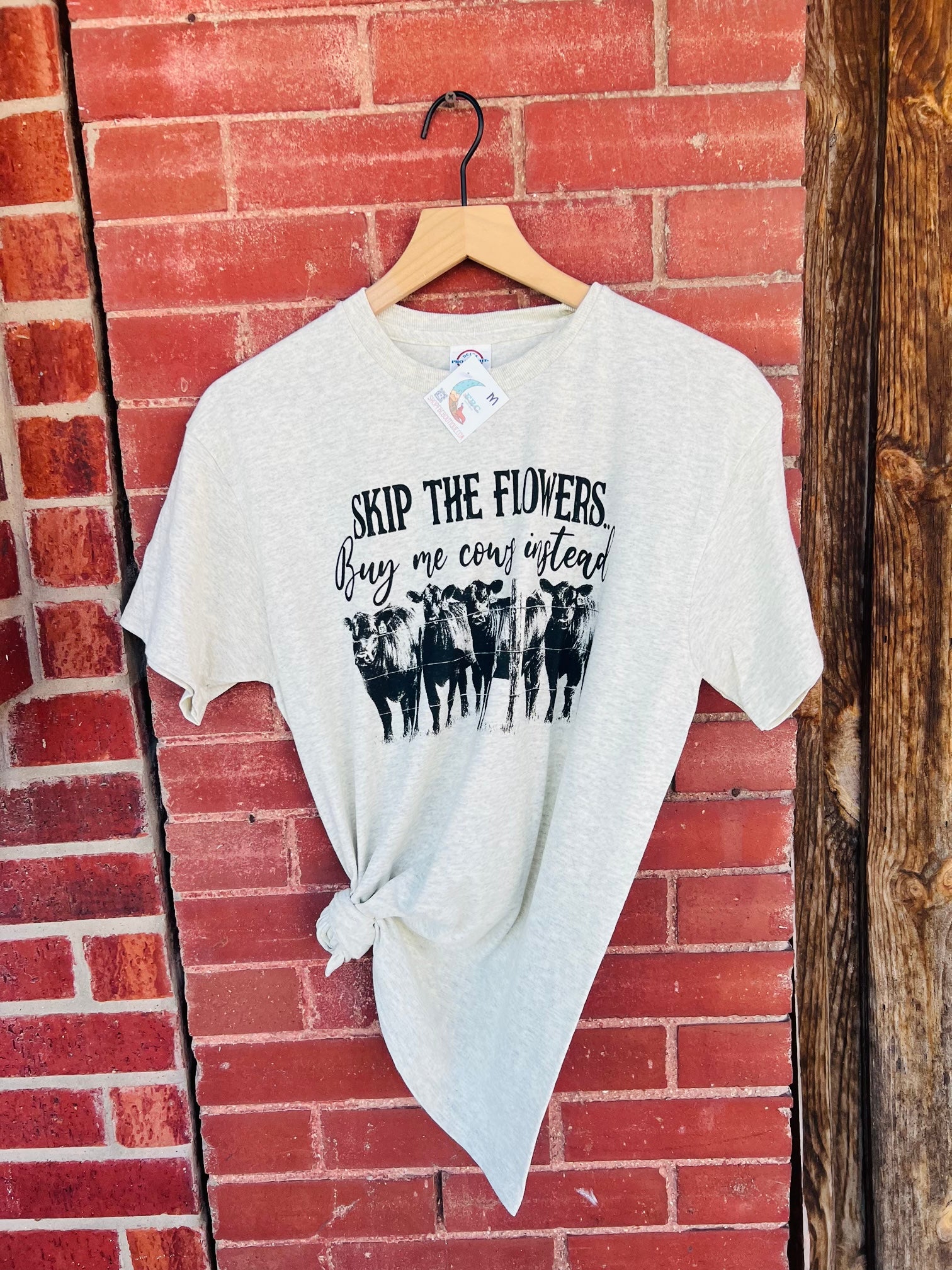 Skip The Flowers Buy Me Cows Instead Comfy Tee