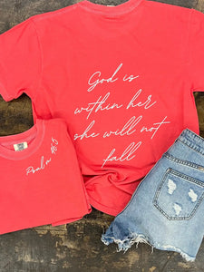 Psalm 46:5 God Is Within Her Comfy Tee