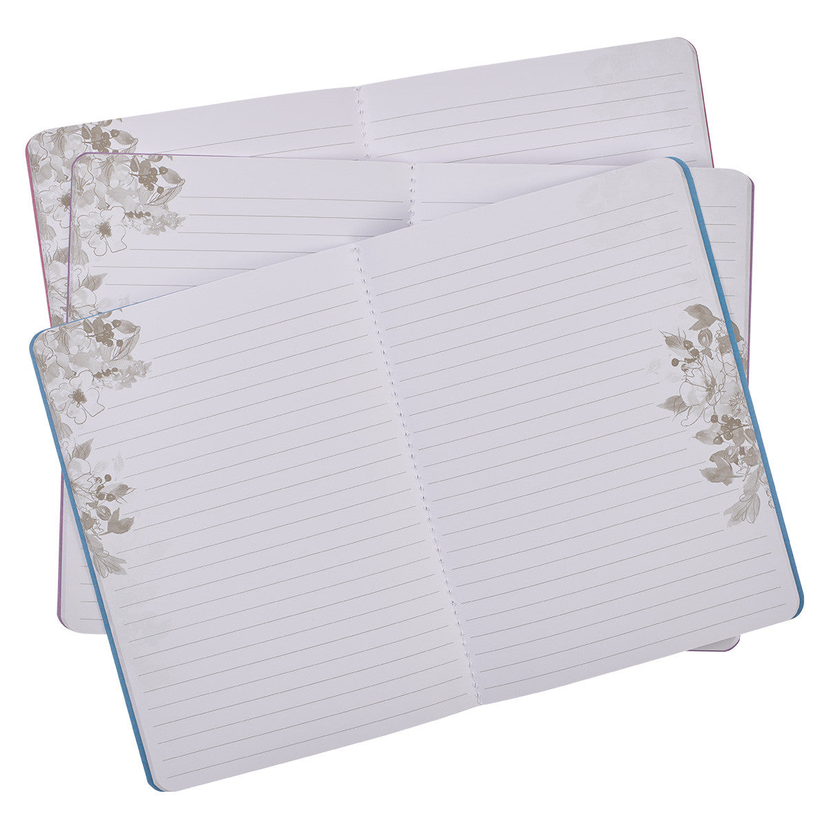 Be Joyful In Hope Lilac Watercolor Notebook - Set Of 3