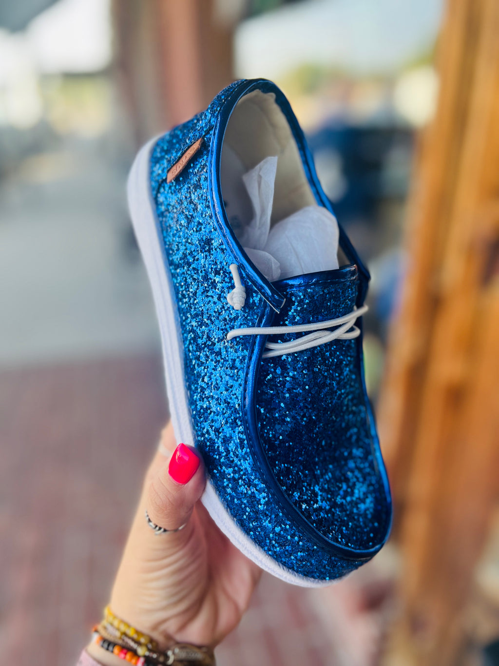 Corkys Navy Legendary Rhinestone Sparkle Sneakers – Friends By Choice  Boutique
