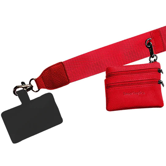 Save The Girls Clip & Go Strap Red