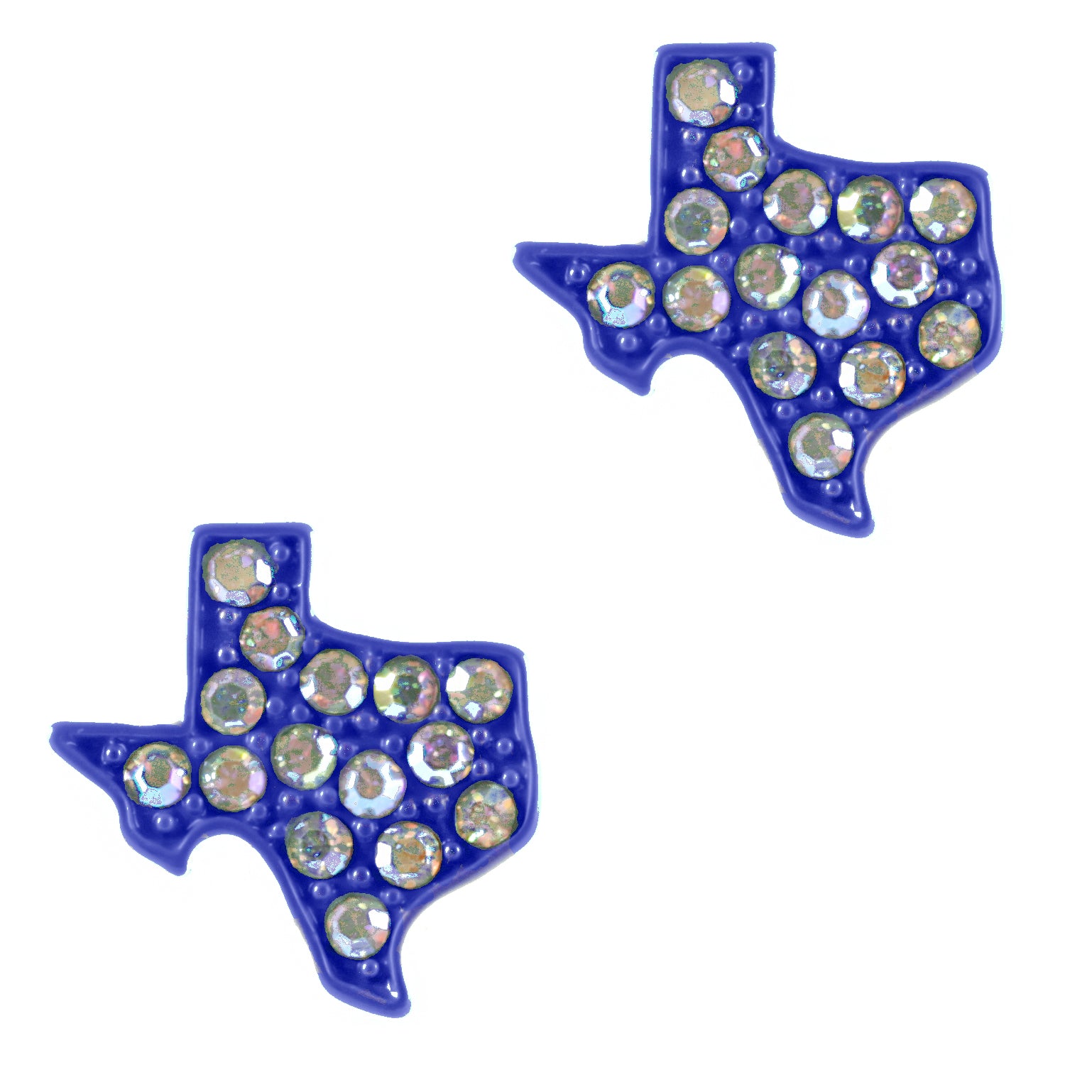 The Stars At Night Sparkle Texas Studs