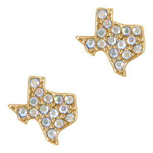 The Stars At Night Sparkle Texas Studs