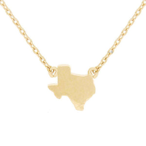Mini Texas Necklace Gold Dipped