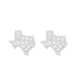 Mini Texas Sparkle Studs Gold Dipped Cubic Zirconia