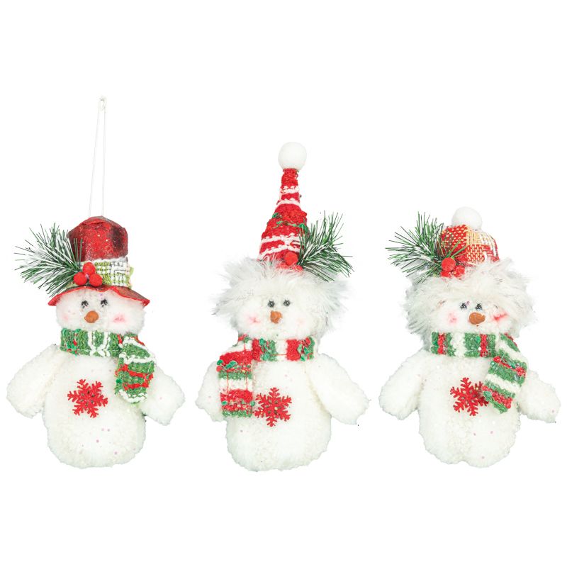 Classic Snowman Ornaments