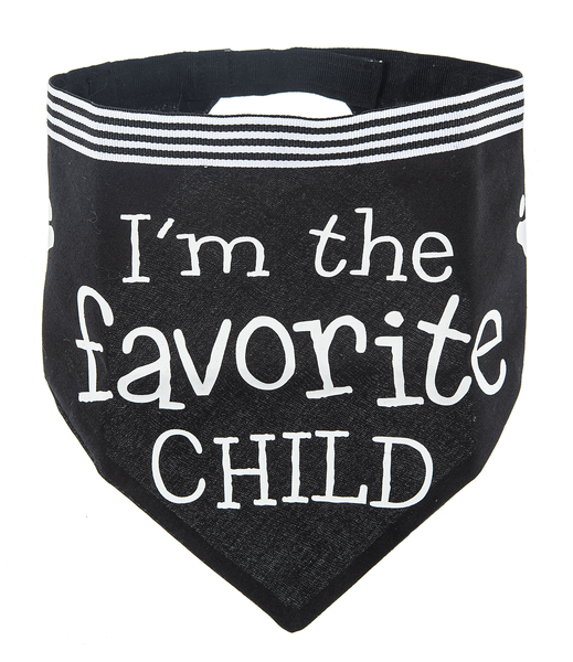 I'm The Favorite Child Doggy Bandana