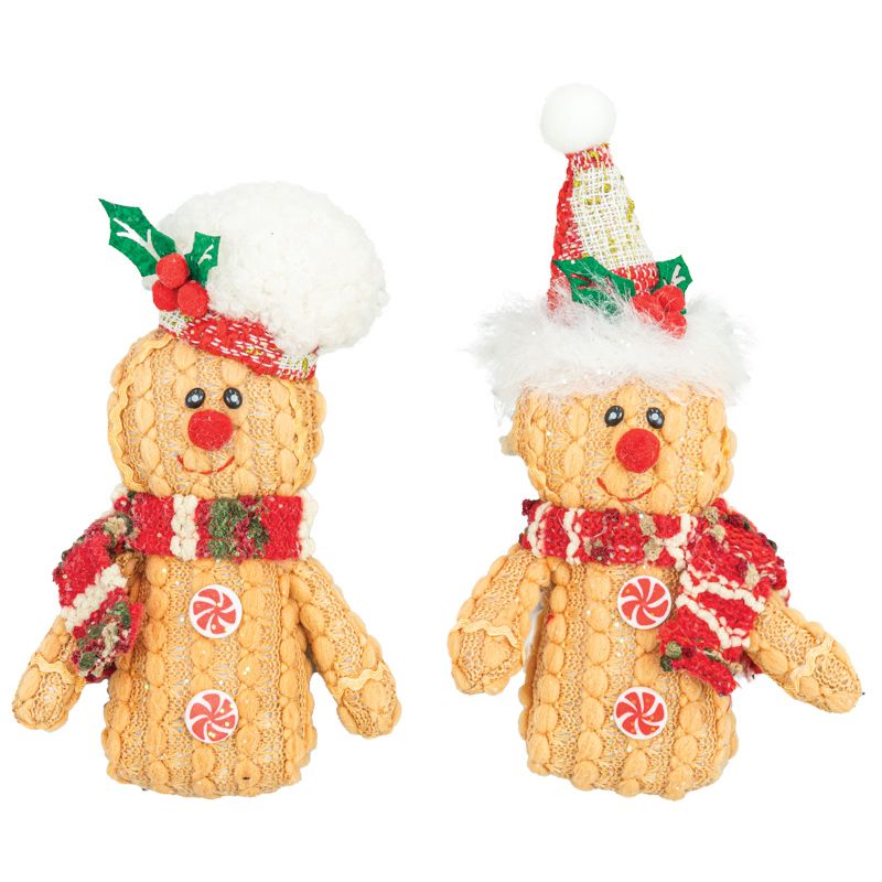 Gingerbread Glitter Ornaments