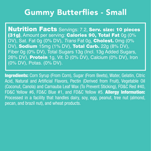 Gummy Butterflies Candy Club Jar