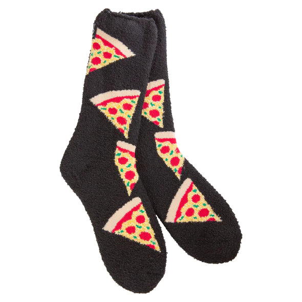 Pizza Worlds Softest Crew Socks
