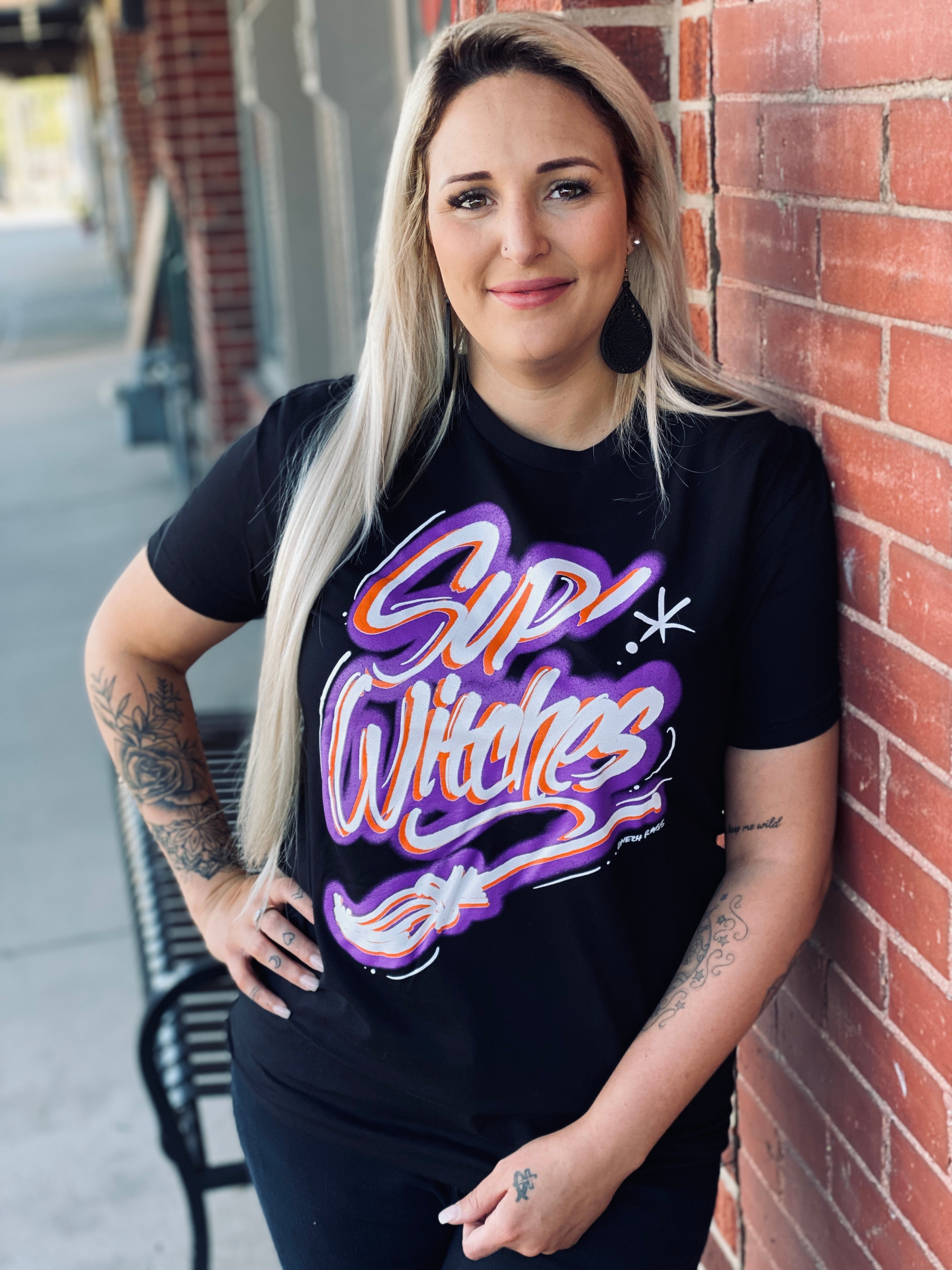 Sup Witches Halloween Comfy Tee