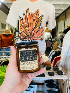 Gobble Gobble The Burlap Bag Soy Candle