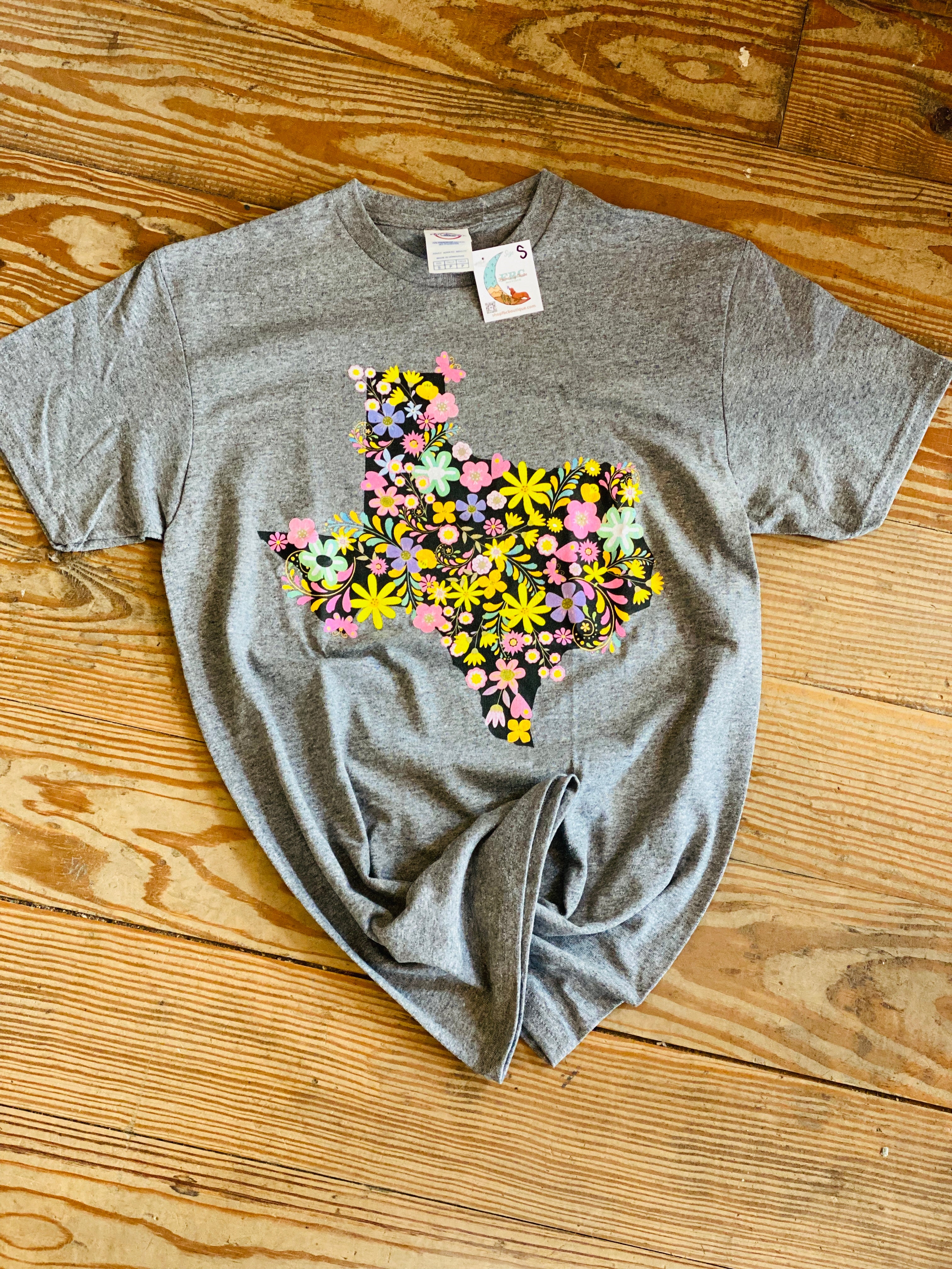 Adults Floral Texas Comfy Tee