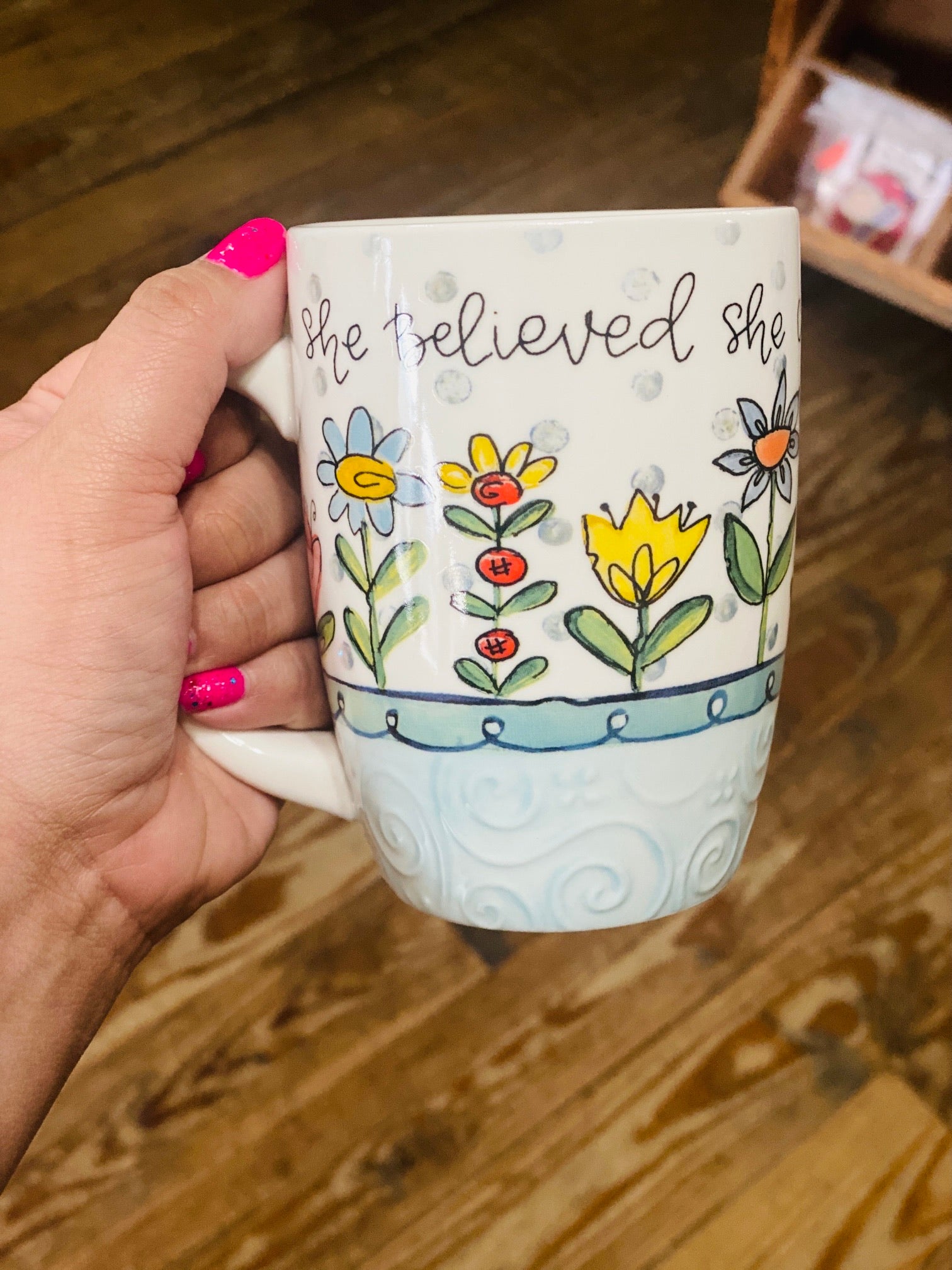 She Believes She Could So She Did Coffee Mug