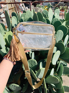 The Gold Cactus Clear Stadium Bag