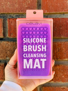 Purple Celavi Silicone Brush Cleansing Mat