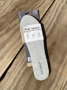 Solid Grey Flat Socks