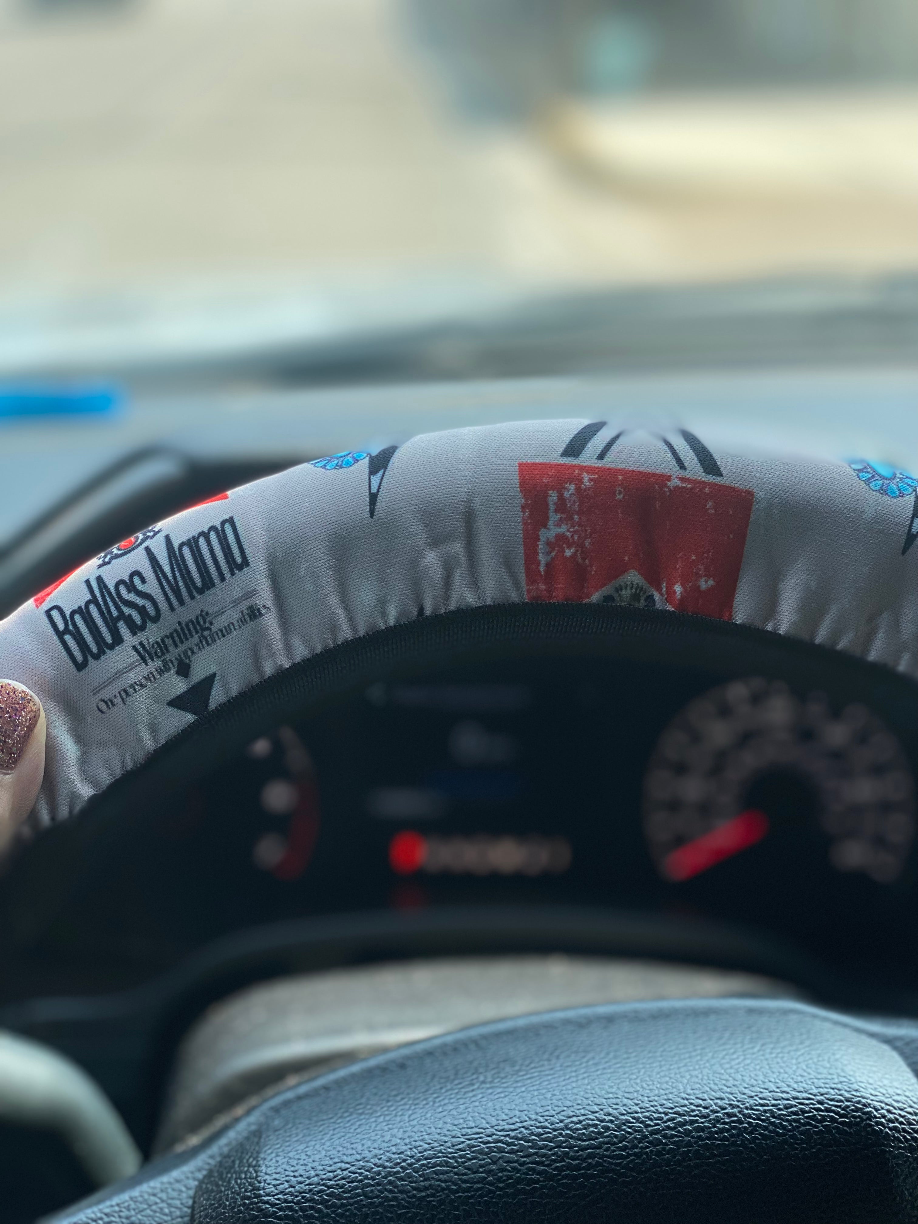 Bad Ass Mama Steering Wheel Neoprene Cover
