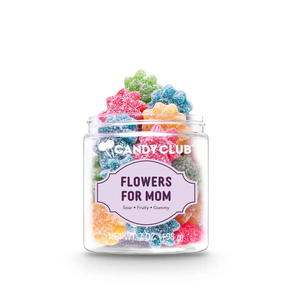 Flowers For Mom Sour Fruit Gummies Candy Club