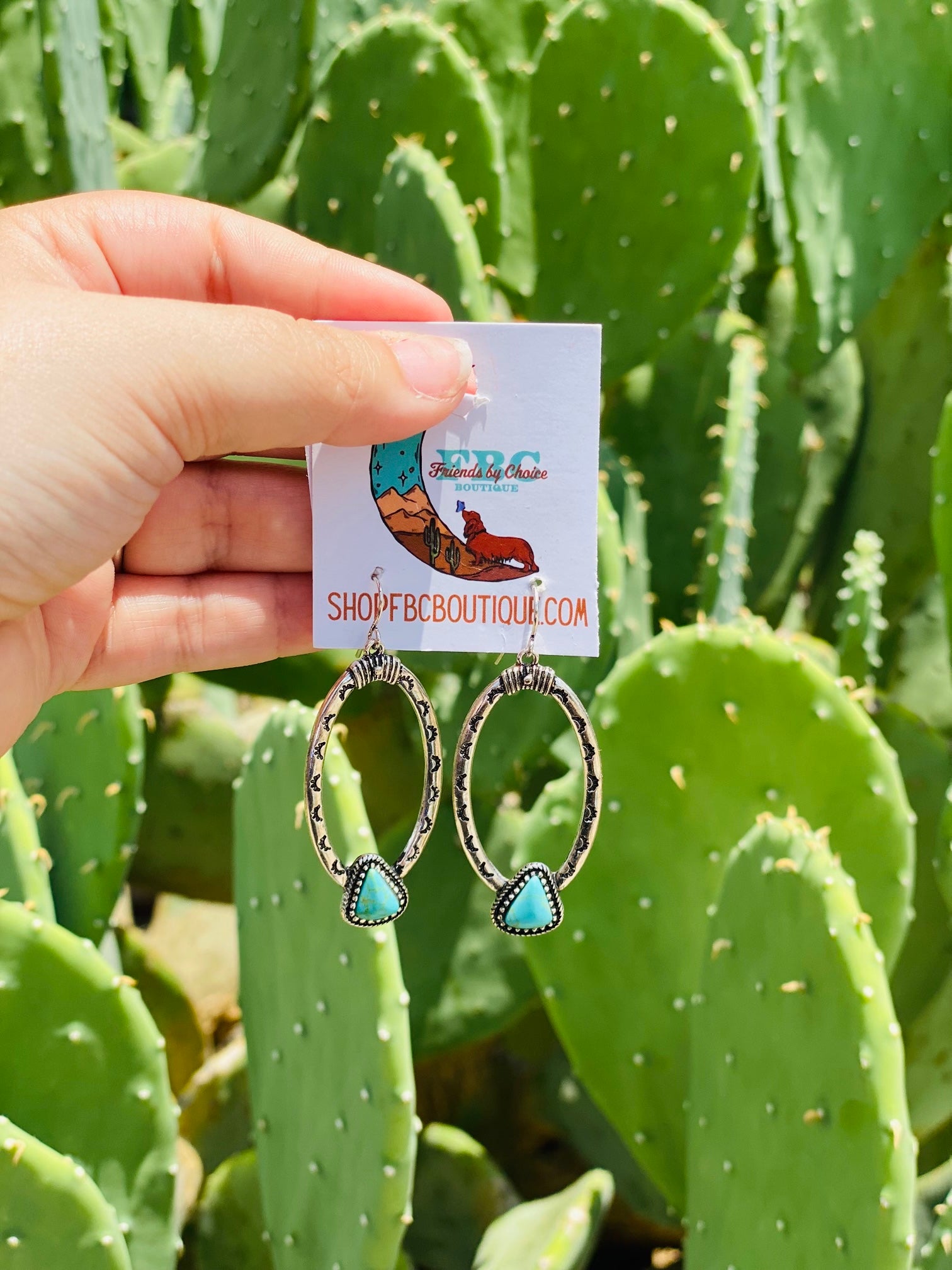 Done Somethin' Wrong Turquoise Dangle Earrings