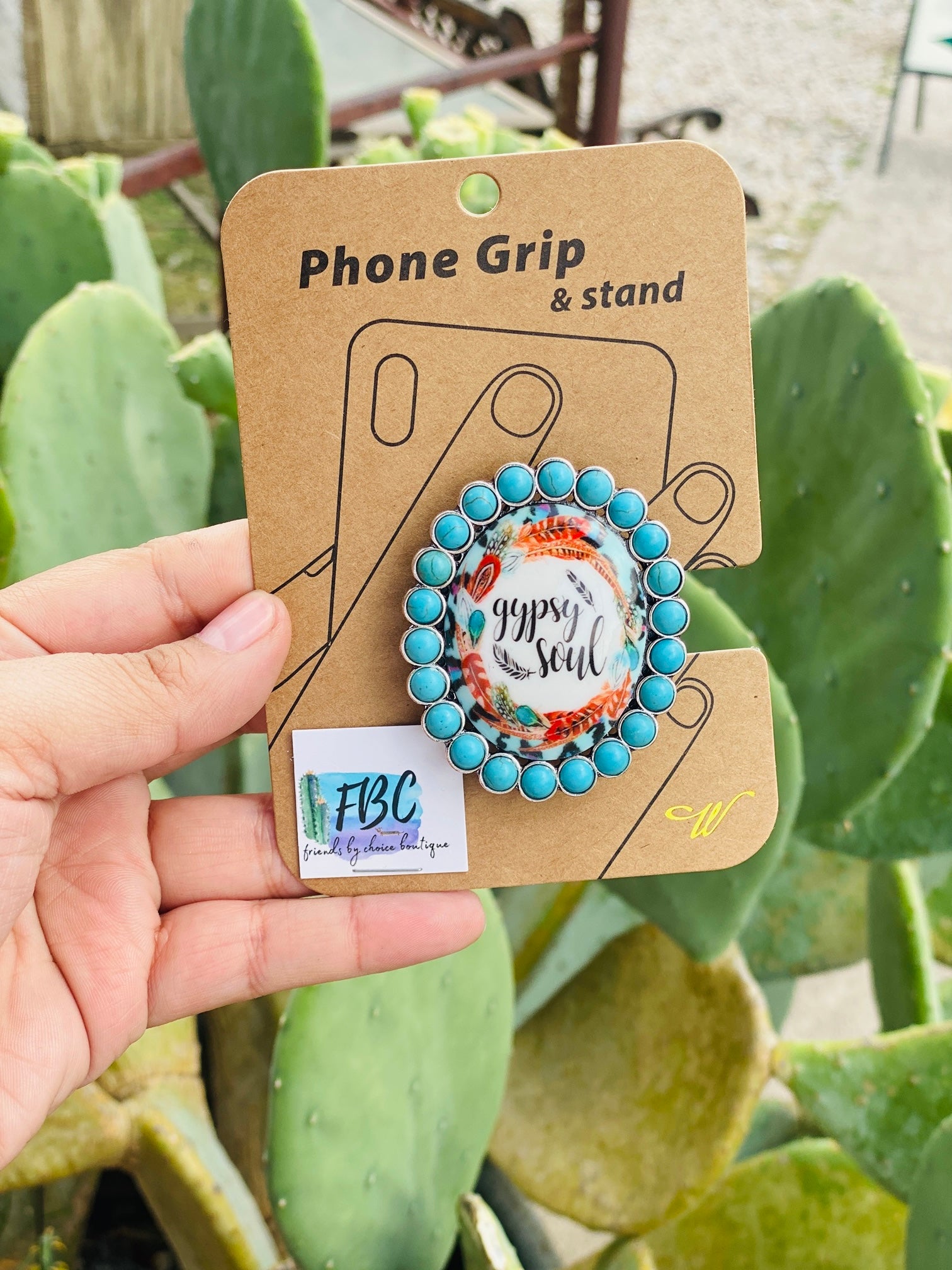 Gypsy Soul Turquoise Phone Grip