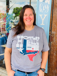 Howdy From Weatherford Comfy Tee