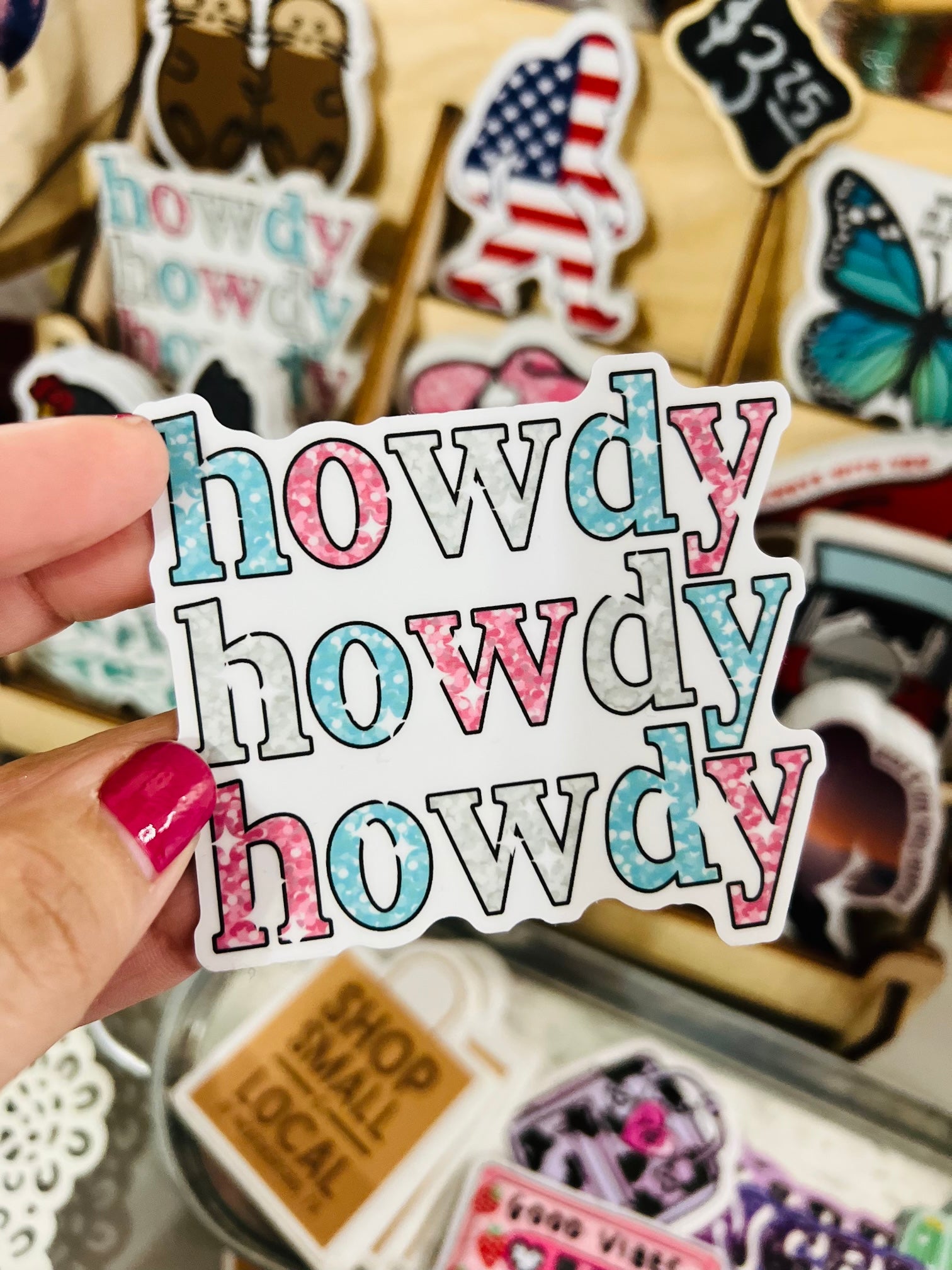 Howdy Howdy Howdy Sticker