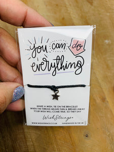 You Can Do Everything Wishstrings Bracelet