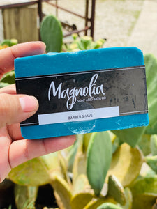Barber Shave Handmade Magnolia Soap Bar