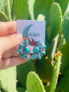 See You Soon Turquoise Post Earrings