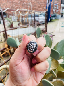 Get Back To It Concho Stretch Ring