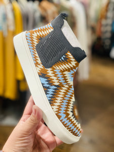 I Must Know Tan Aztec Bess Sneakers
