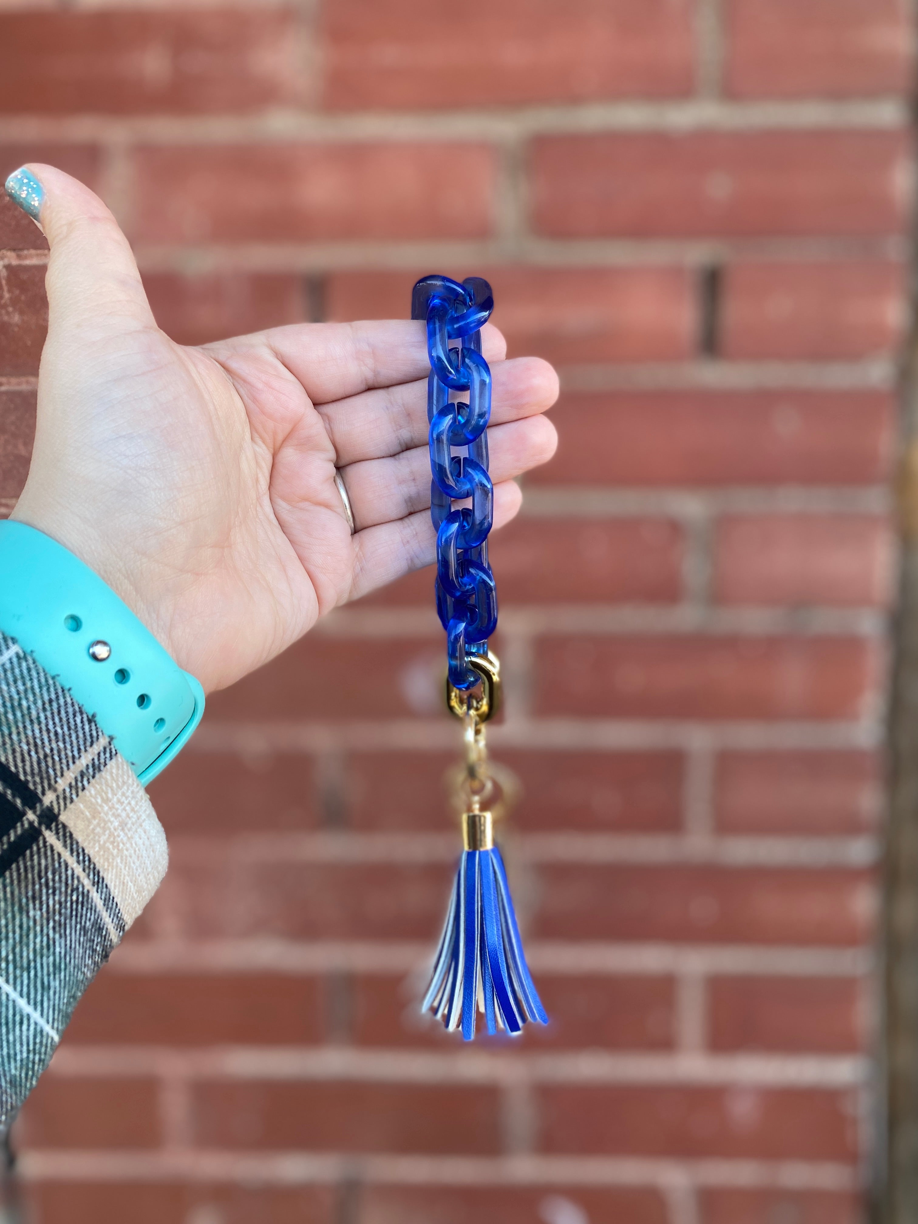 The Link Between You And Me Linked Key Chain Wristlet
