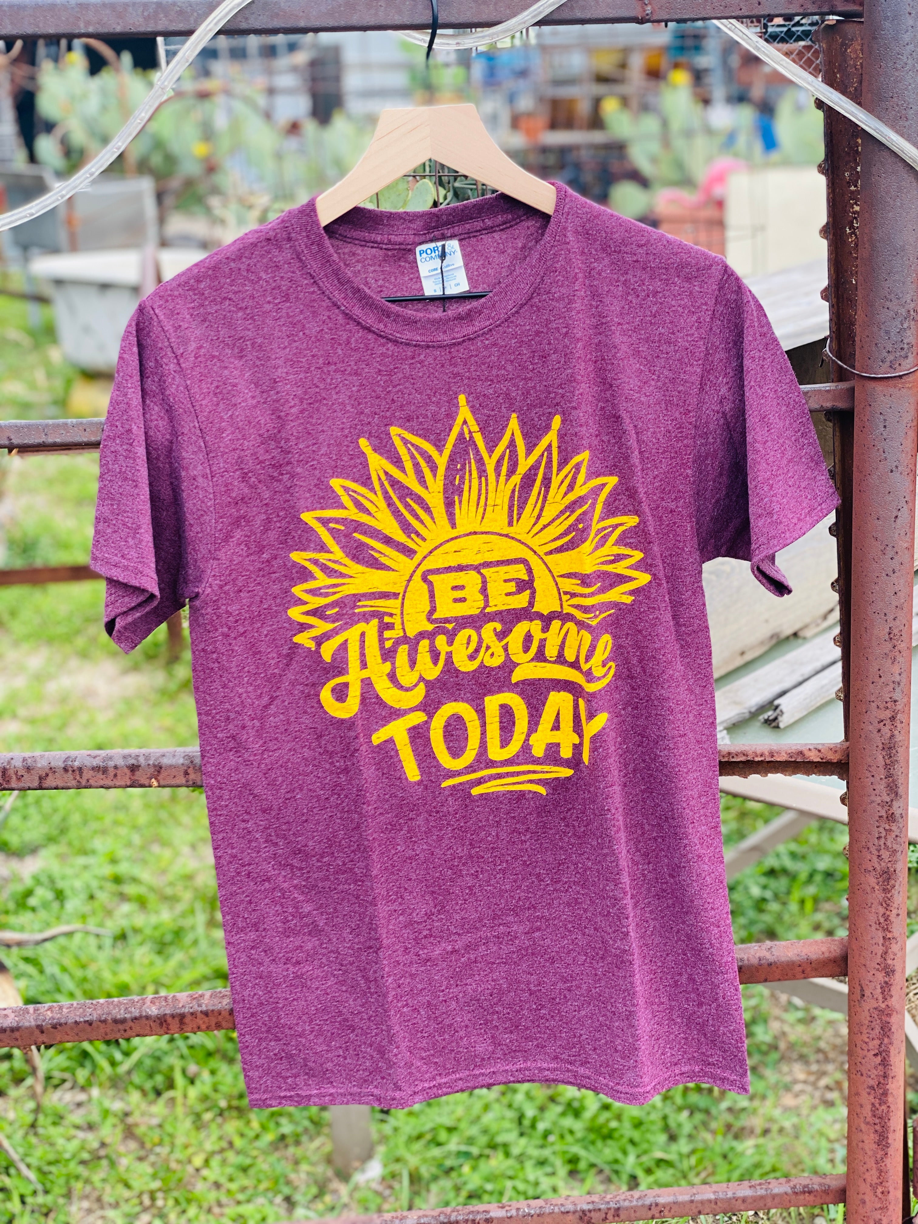 Be Awesome Today Sun Comfy Tee