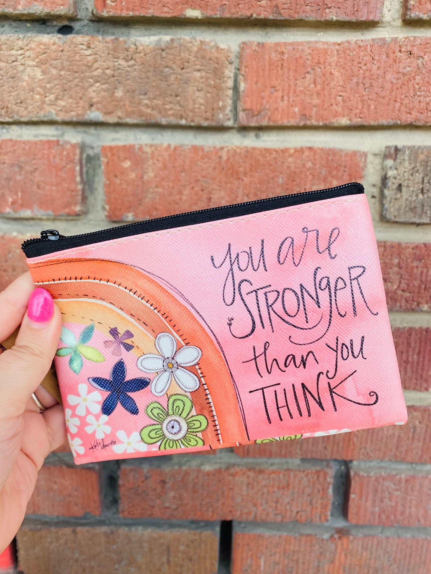 You Are Stronger Than You Think Simple Inspirations Coin Bag