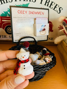 Cozy Snowman Pocket Charm