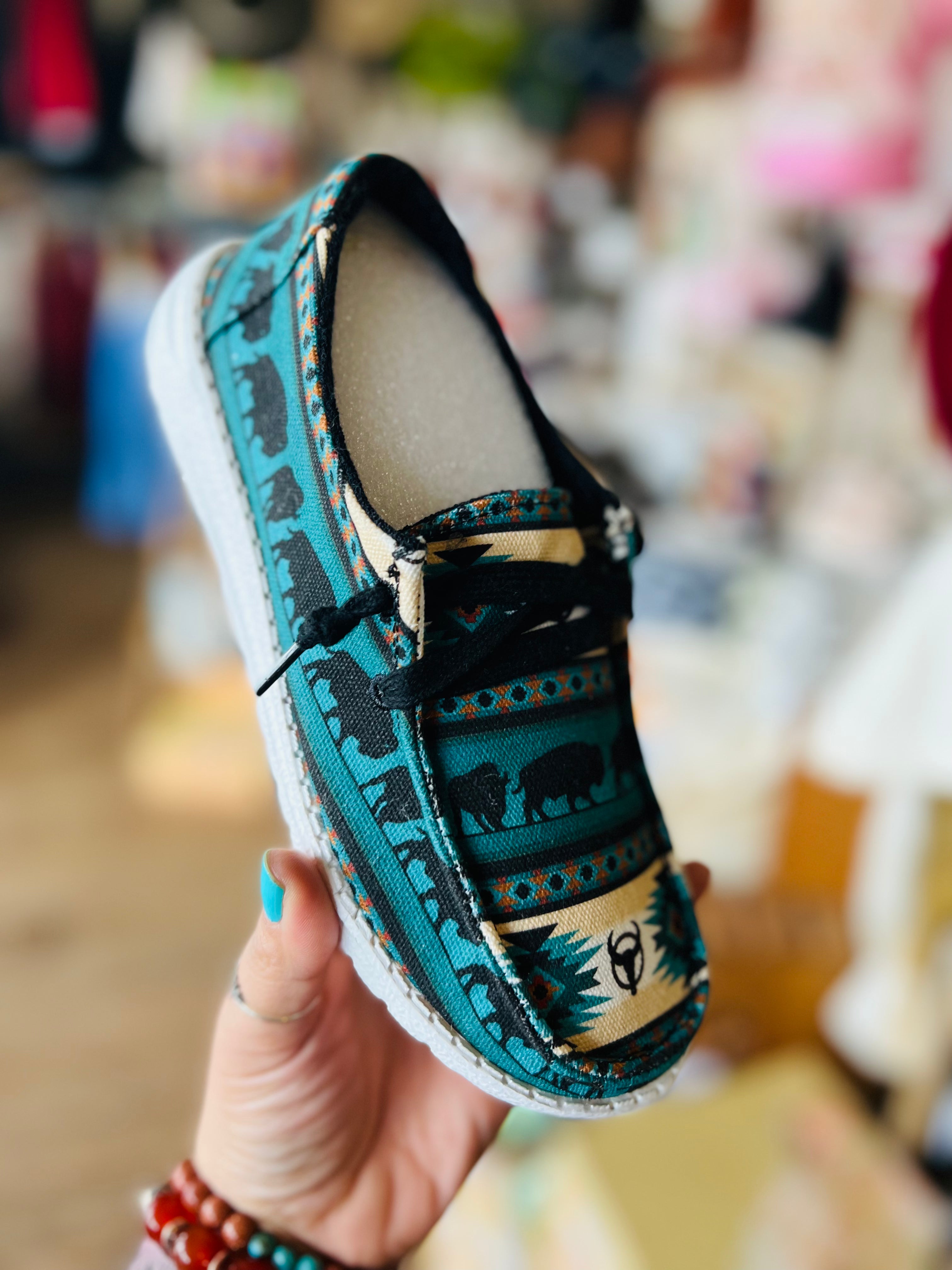 Western slip on shoes sales