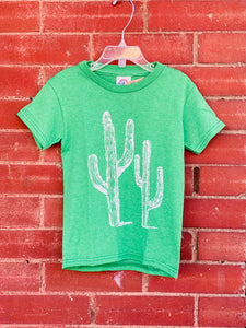 Kids Cactus Green Desert Comfy Tee