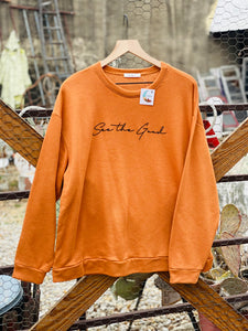 See The Good Rust Long Sleeve Sweatshirt Top