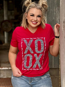 XOXO Hugs & Kisses Texas True Threads Comfy Tee