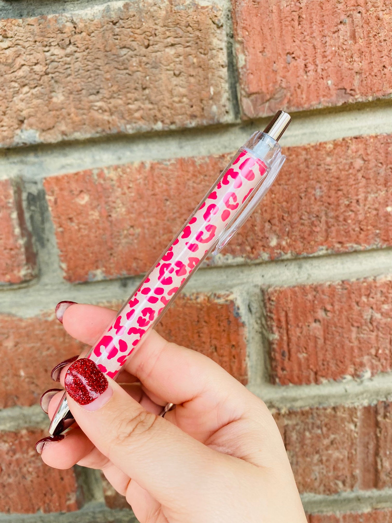 Pink Leopard Ballpoint Pen