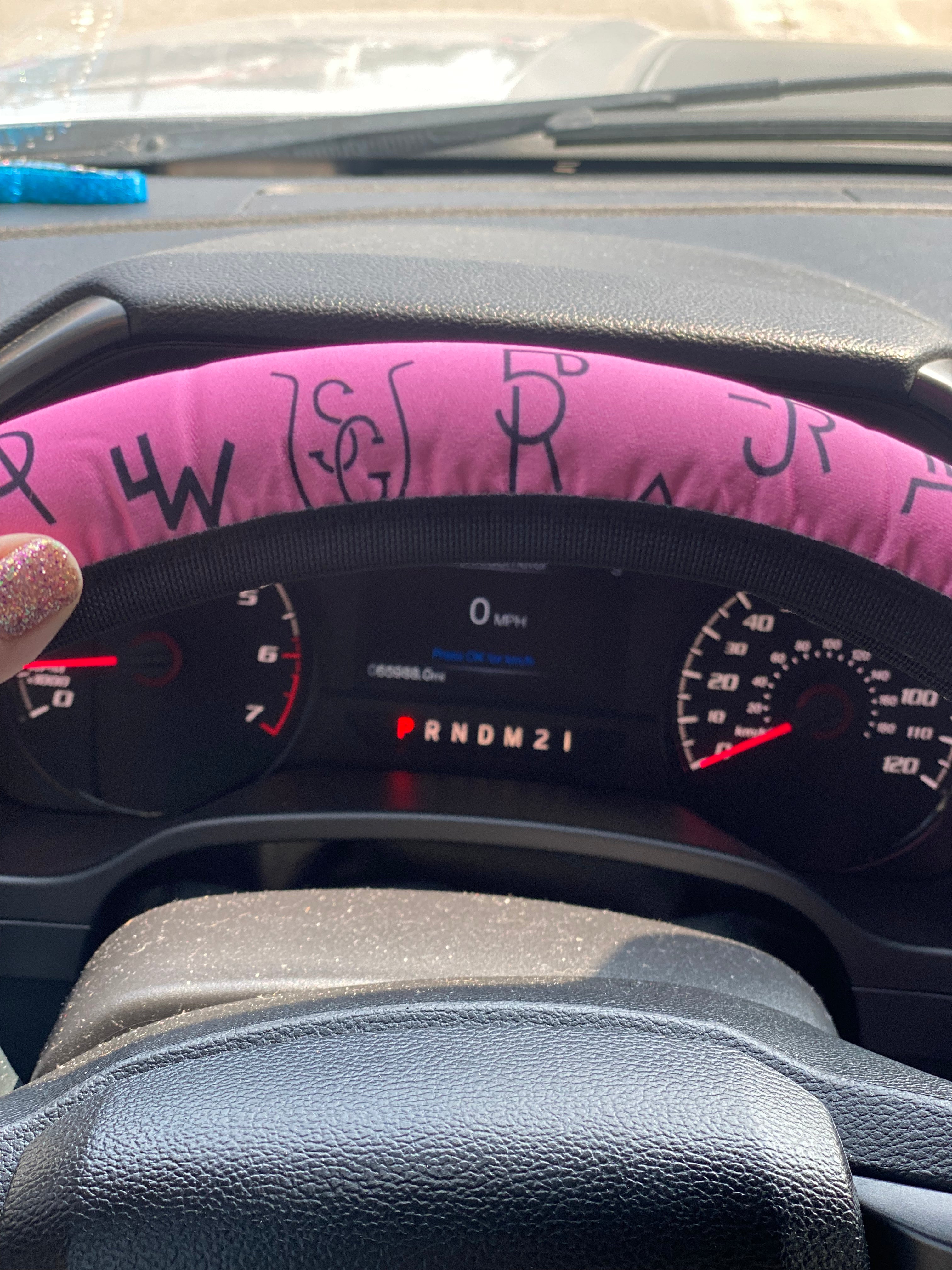 Pink Brands Steering Wheel Neoprene Cover