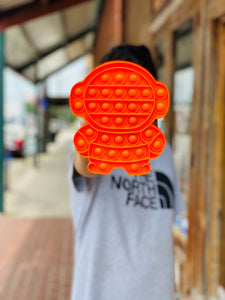 Orange Monkey Pop Fidget Toy
