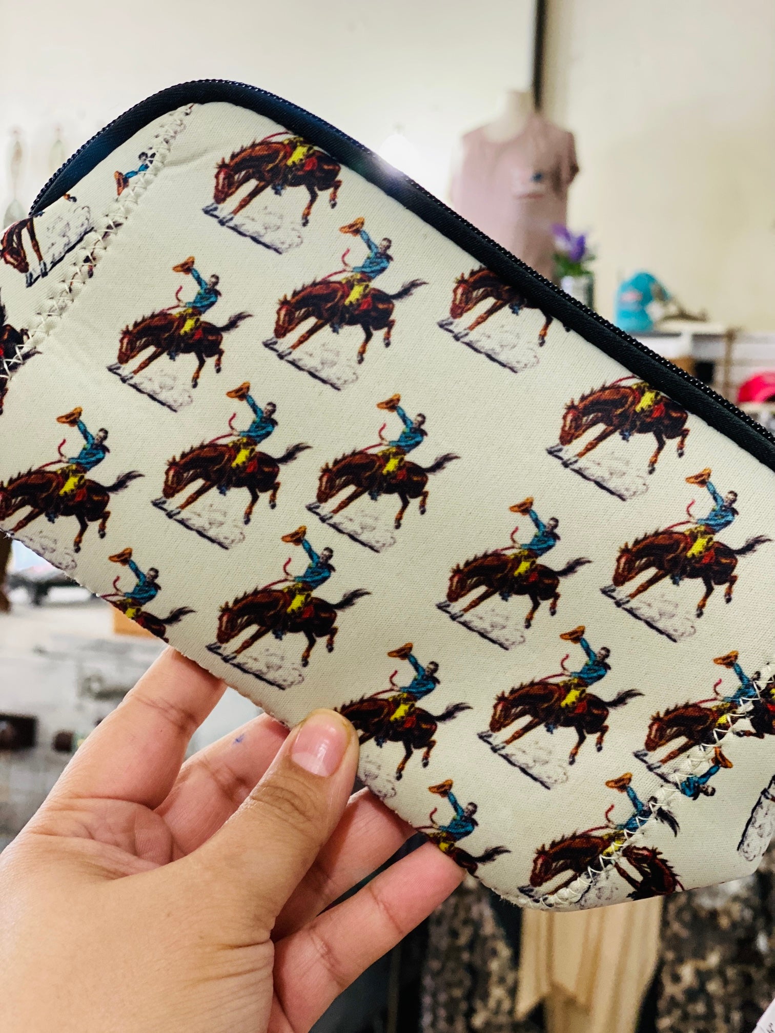 Vintage Cowboy Neoprene Bag