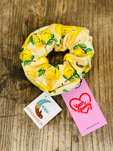 Lemons Yeah Bunny Holding It Together XL Hair Scrunchie